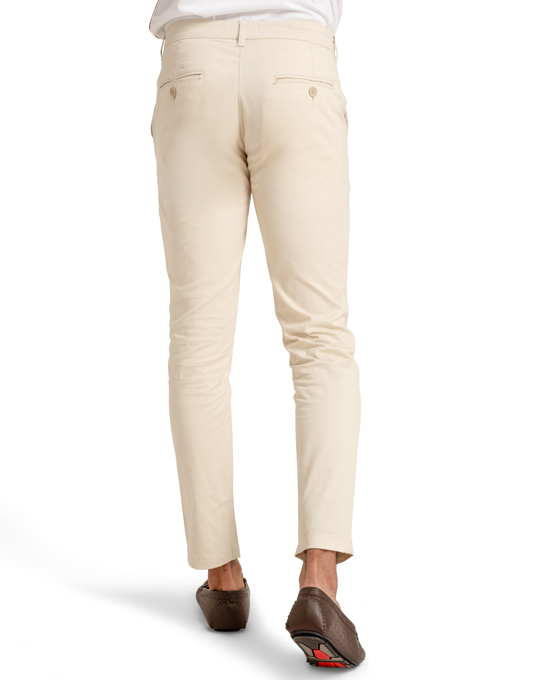 Women's Cotton Formal Trousers - Mocha – BONJOUR
