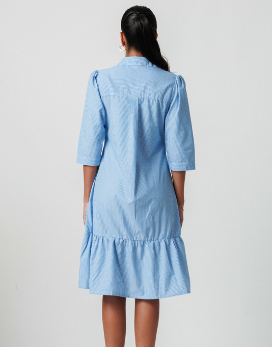 Cras - Ita Dress C430 - 8061 - 8061 Blue Stripe