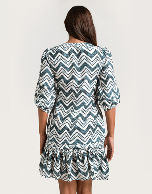 ADRINI PRINTED SHORT DRESS