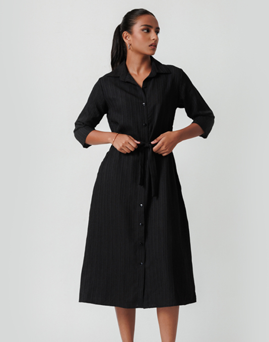 Black Color Casual Dress