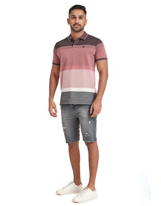 Men's Pocketed Demin Shorts