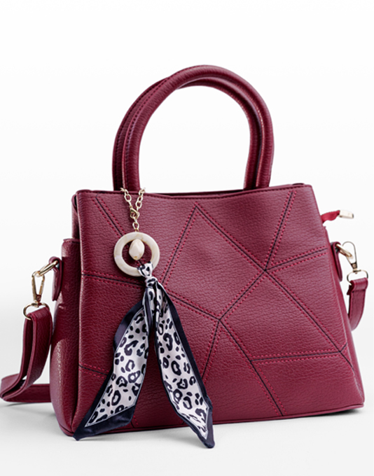 Women s Maroon Color Hand Bag Online Shopping