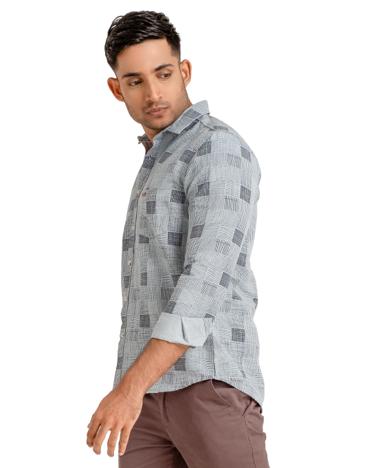 OUTBACK TRADING Men's Everett Snapped Cotton Long-sleeve