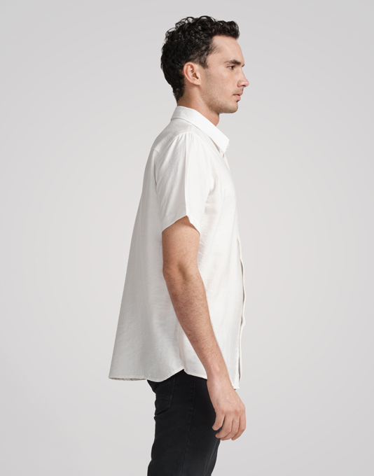 Men's casual short sleeve stretch shirt main image 1