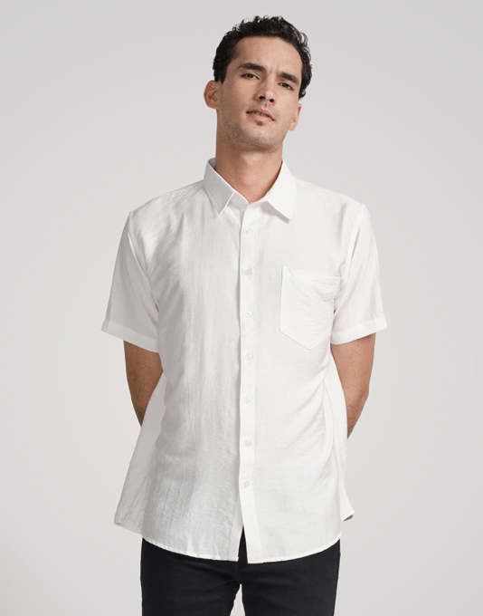 Men's casual short sleeve stretch shirt main image 0