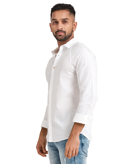 Mens linen shirts long sleeve best sale