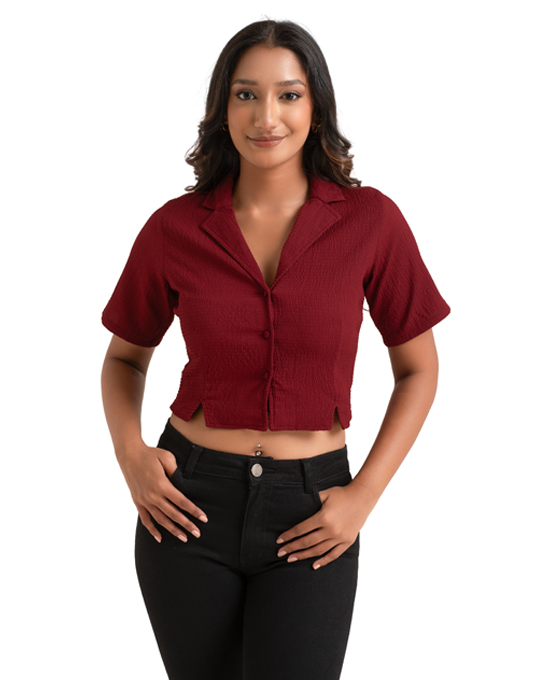 Short Sleeve Crop Top & Shorts