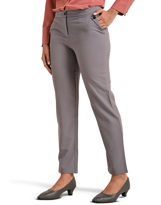 Black High Waist Pintuck Linen Pants main image 0
